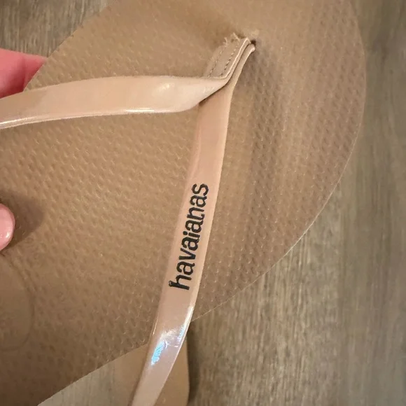 Havaianas You Slim Beige Flip Flops - Picture 5 of 8